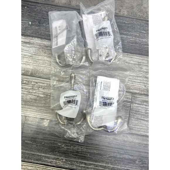 Brainerd B42306J-SN-C Hook with Three Prongs, Satin Nickel Lot Of 4 {87} - Picture 7 of 8